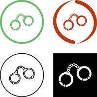 Handcuffs Icon Design vector