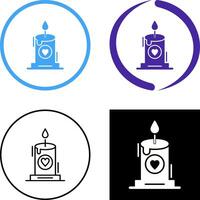 Candle Icon Design vector