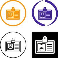 Identity Icon Design vector