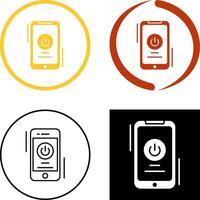 Power Button Icon Design vector