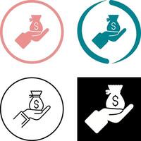 Wage Icon Design vector