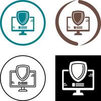 Unprotected Icon Design vector