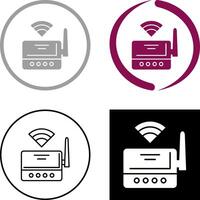 Wifi Router Icon Design vector