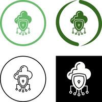 Data Protection Icon Design vector
