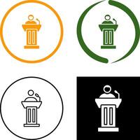 Podium Icon Design vector