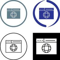 Web Page Icon Design vector