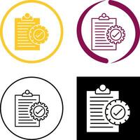 Check List Icon Design vector