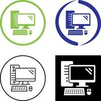 Computer Icon Design vector