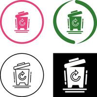 Bin Icon Design vector