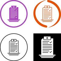 Check List Icon Design vector