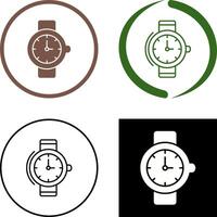 muñeca reloj icono diseño vector