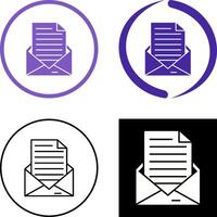 diseño de icono de correo vector