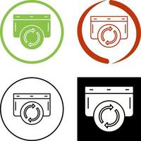 Refresh Icon Design vector