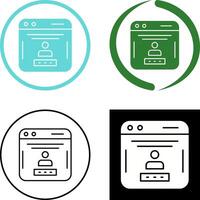 Password Icon Design vector