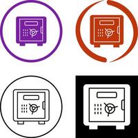 Safe Box Icon Design vector