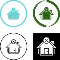 Non Verify Icon Design vector