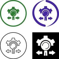 Research and Development Icon Design vector