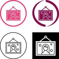 Wedding Photo Icon Design vector