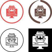 Spyware Icon Design vector