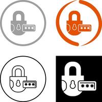 Lock Icon Design vector