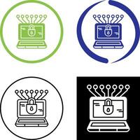 Money Hacking Icon Design vector