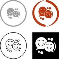 Chatting Icon Design vector