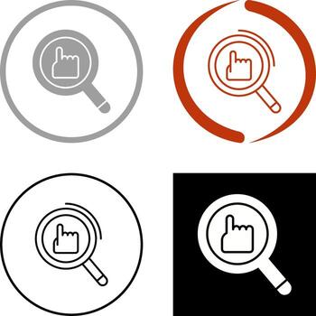 Quick Selection Icon Design vector