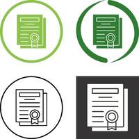 Diploma Icon Design vector