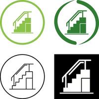 diseño de icono de escaleras vector