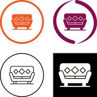 Sofa Icon Design vector
