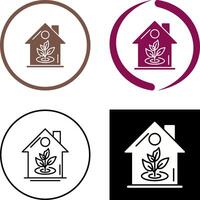 Plant Icon Design vector