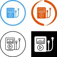 Music Player Icon Design vector