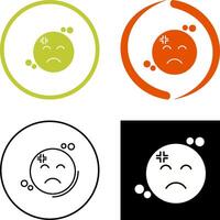 Dissapointment Icon Design vector