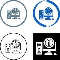 Computer Icon Design vector