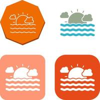 Sea Icon Design vector