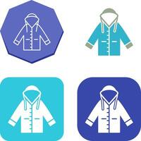 Raincoat Icon Design vector