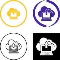 Backup Icon Design vector