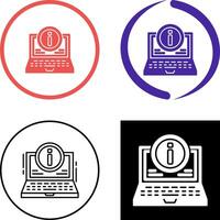 Laptop Icon Design vector