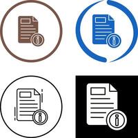 Document Icon Design vector