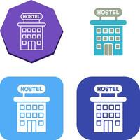 Hostel Icon Design vector