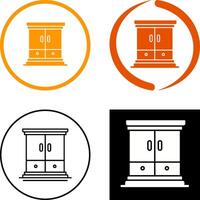 Wardrobe Icon Design vector