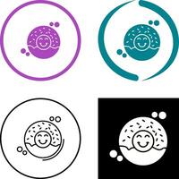 diseño de icono de donut vector