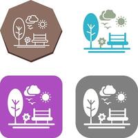 Park Icon Design vector