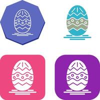 Easter Egg Icon Design vector