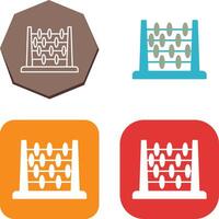 Abacus Icon Design vector