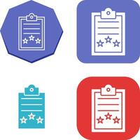 Result Icon Design vector