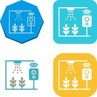 Smart Farm Icon Design vector