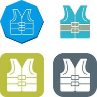 Life jacket Icon Design vector