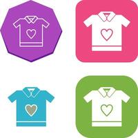 T Shirt Icon Design vector