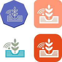 Planting Icon Design vector